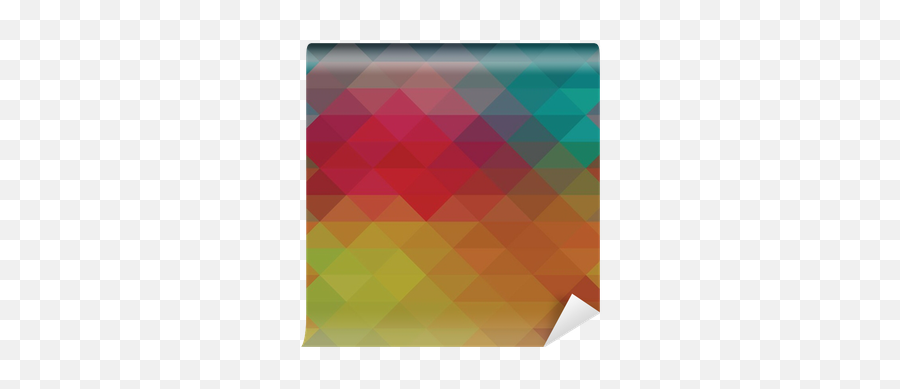 Geometric Wall Mural Pixers - Horizontal Png,Neon Triangle Png