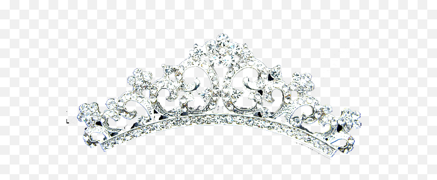 Download Hd Transparent Tiara Png Image - Silver Tiara Transparent Background,Tiara Transparent