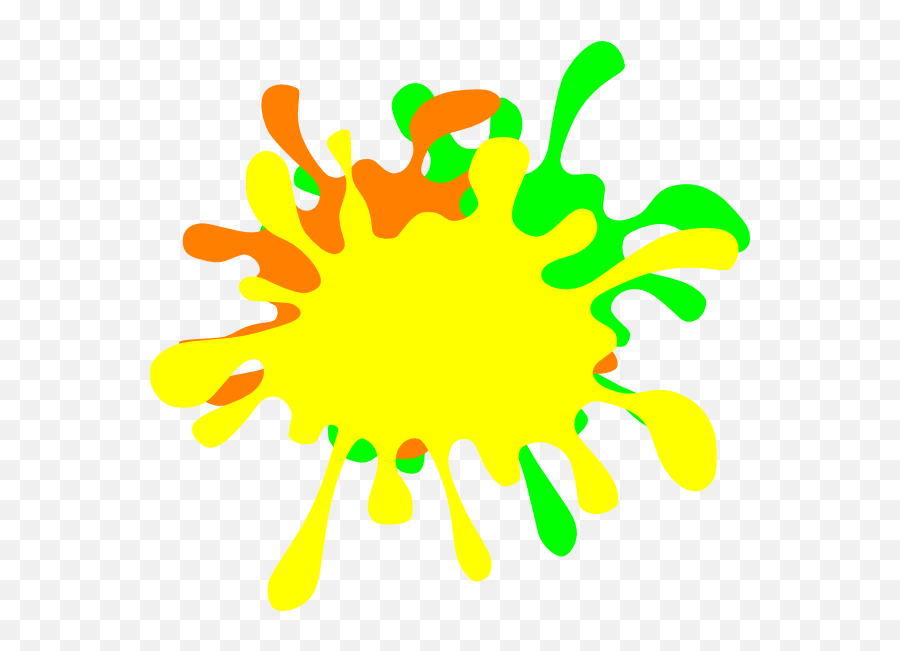 Color Splat Png Transparent Background - Color Splat Png Background,Splat Transparent