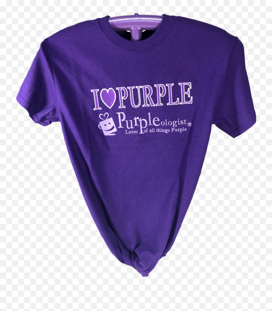 I Love Purple Logo Shirt - Unisex Png,Lavender Logo