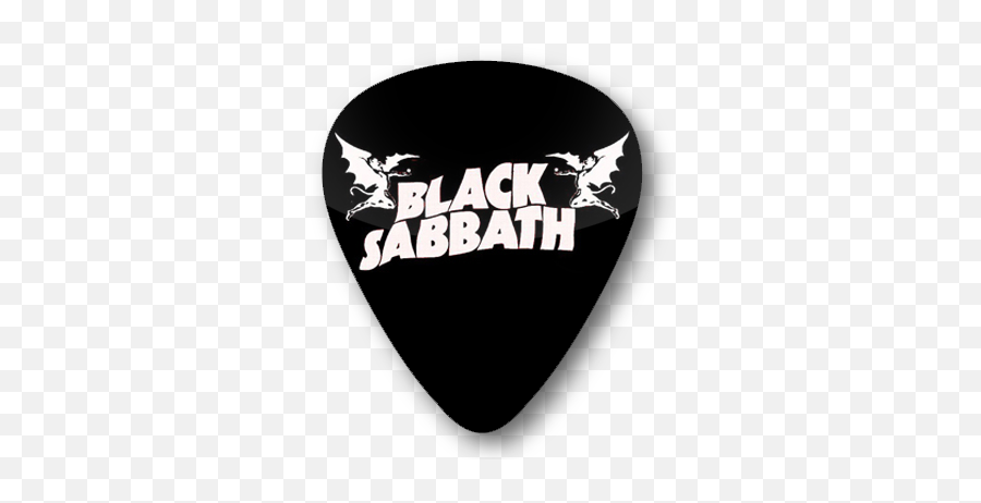 Black Sabbath Logo Standard Guitar Pick - Fictional Character Png,Black Sabbath Logo Png