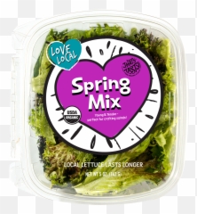 Spring Mix Organic Lettuce - Food Storage Containers png