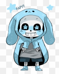 Kawaii Blueberry Sans Cute Clipart - Undertale Fanart png