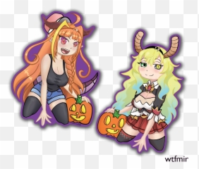 Hololive X Dragon Maid Stickers - Coco Kiryu png