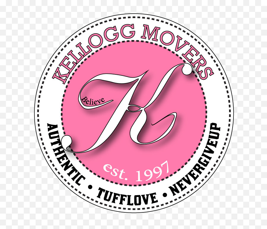 Download Pink Kellogg Movers Logo Cropped - Couverture Plaid Geocaching Clip Art Png,Kelloggs Logo Png