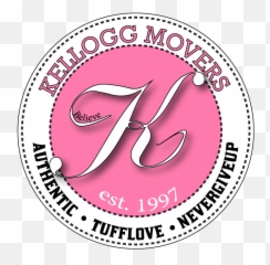 Download Pink Kellogg Movers Logo Cropped - Couverture Plaid Geocaching Clip Art png
