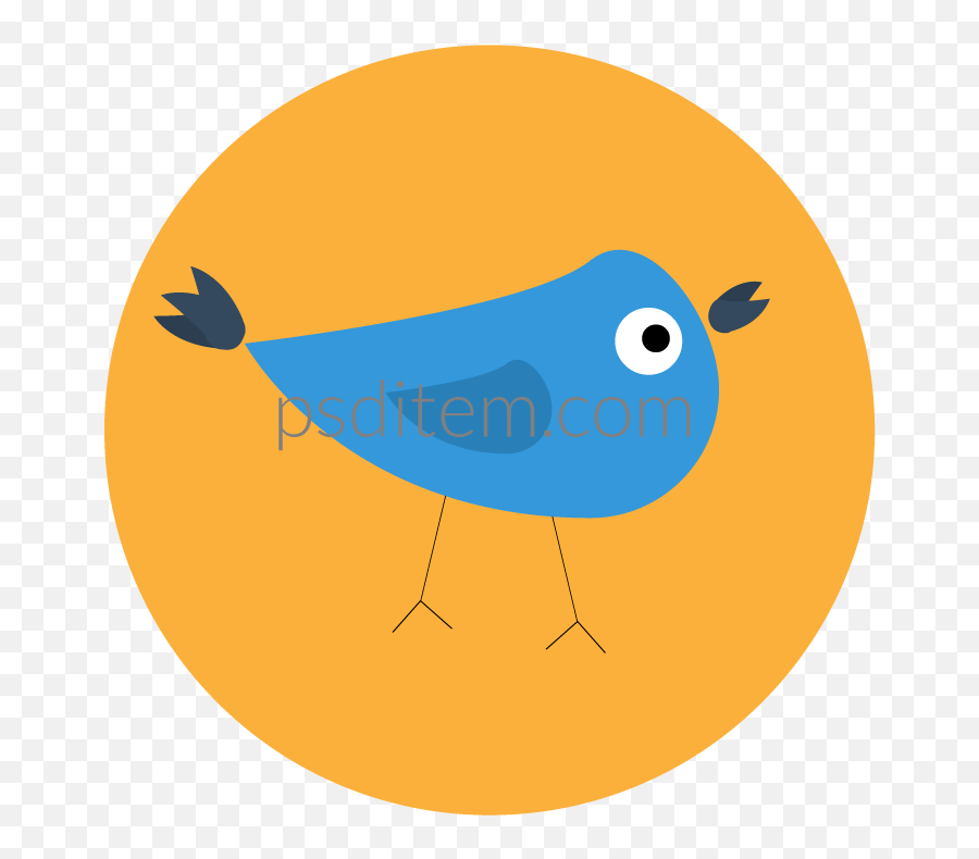 Bird Icon Flat Design - Songbirds Png,Big Bird Icon