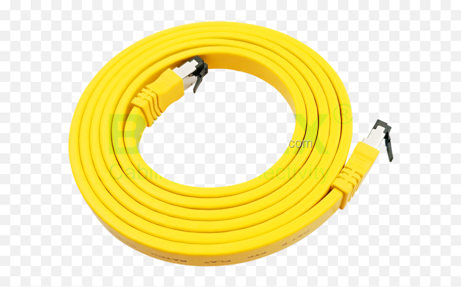 Flat Cat8 Patch Cable 40g Network - Solid Png,Jumper Cable Icon Png