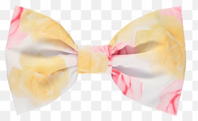 Adee Debra Rose Hair Bow Clip - Satin Png,Hair Bow Png