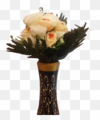 Flowers In Vase Png - Black Decor Wooden Flower Vase Vase Vase,Vase Png