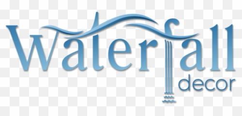 Waterfall Decor - Custom Waterfalls Features Calligraphy png