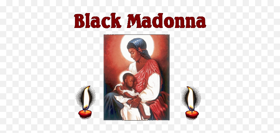 Magickal Graphics - Black Madonna Graphics Madonna Ethnic Catholic Art Png,Czestochowa Icon