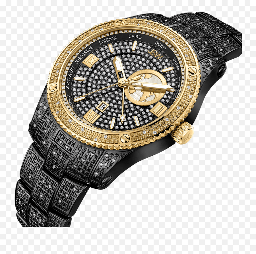 Black Gold Diamond Watch - Jbw Jetsetter Png,Black Diamond Icon 320 Review