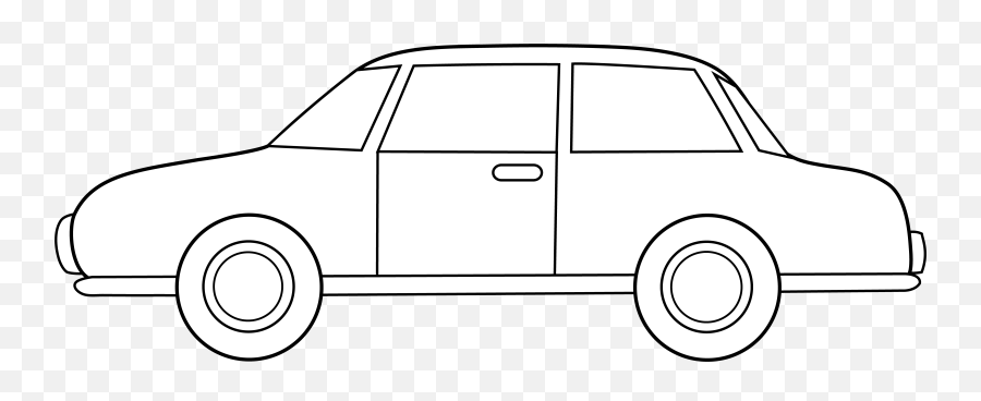 Download Car Clipart Simple - Simple Car Art Drawing Png Clip Art Black And  White,Car Clipart Transparent Background - free transparent png images -  
