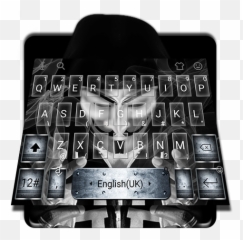 Anonymous Mask Vapor Keyboard Theme Hack Cheats U0026 Hints - Illustration png