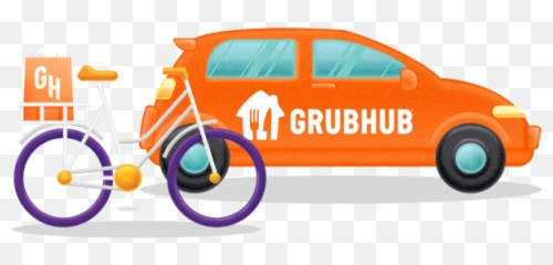 Deliver Food U0026 Earn Extra Cash Grubhub Driver Apply Now - Delivery Bicycle png
