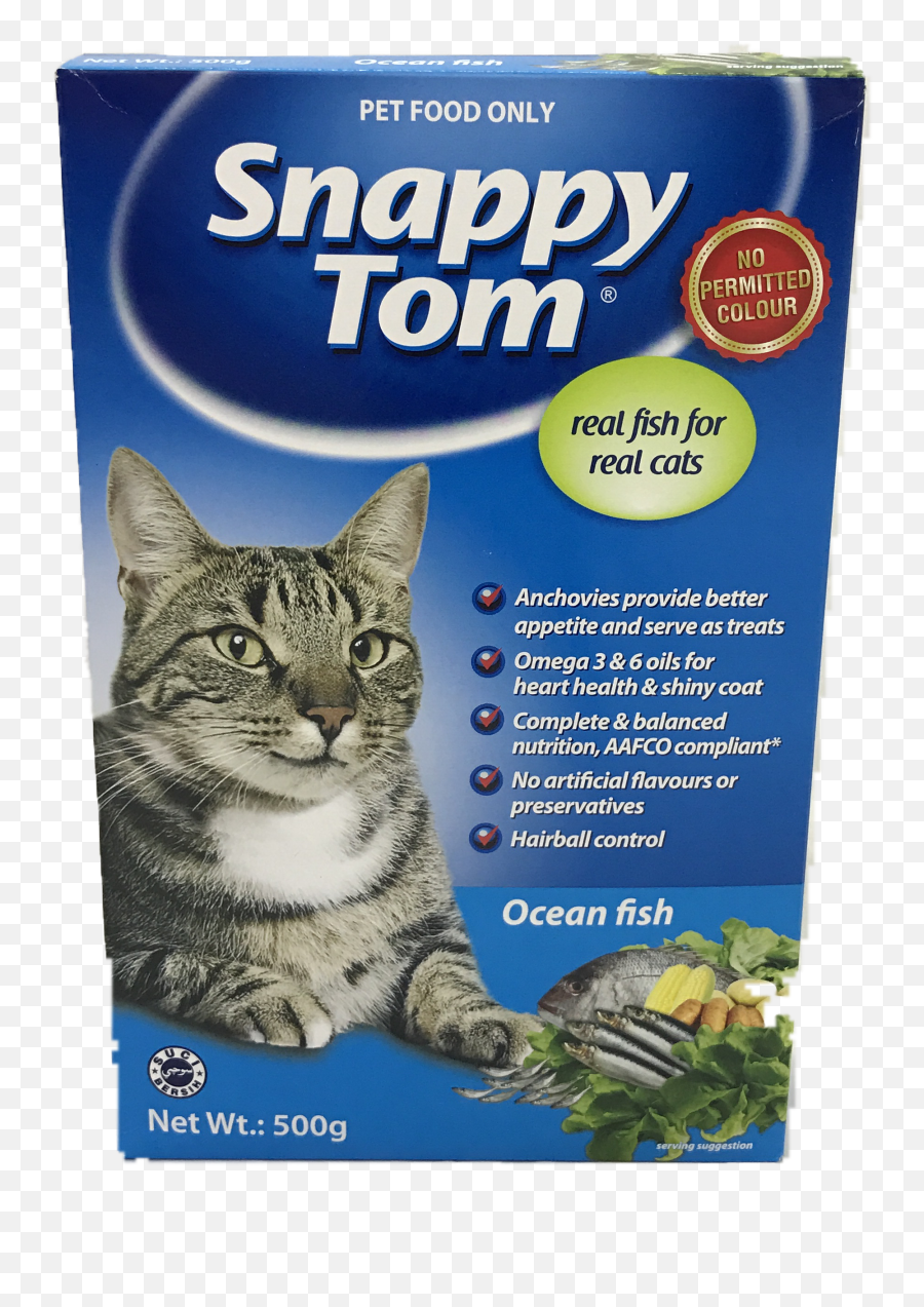 Snappy Tom Ocean Fish 500g - Snappy Tom Cat Food Png,Ocean Fish Png