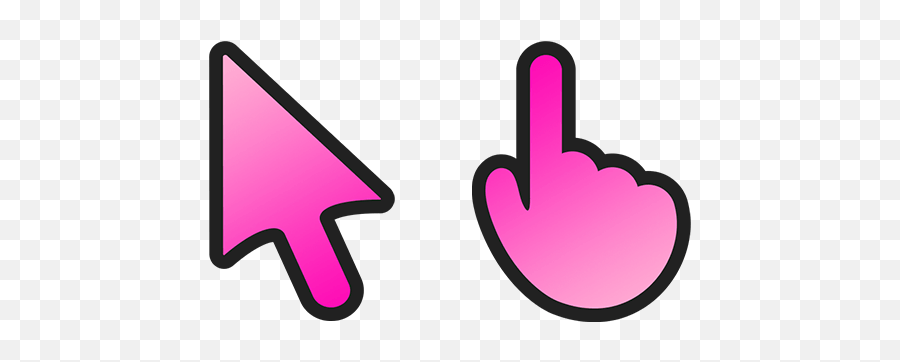 Pink Aesthetic Cursors - Cute Pink Cursors Sweezy Custom Mouse Custom Cursor Png,Pacifica Northwest Icon