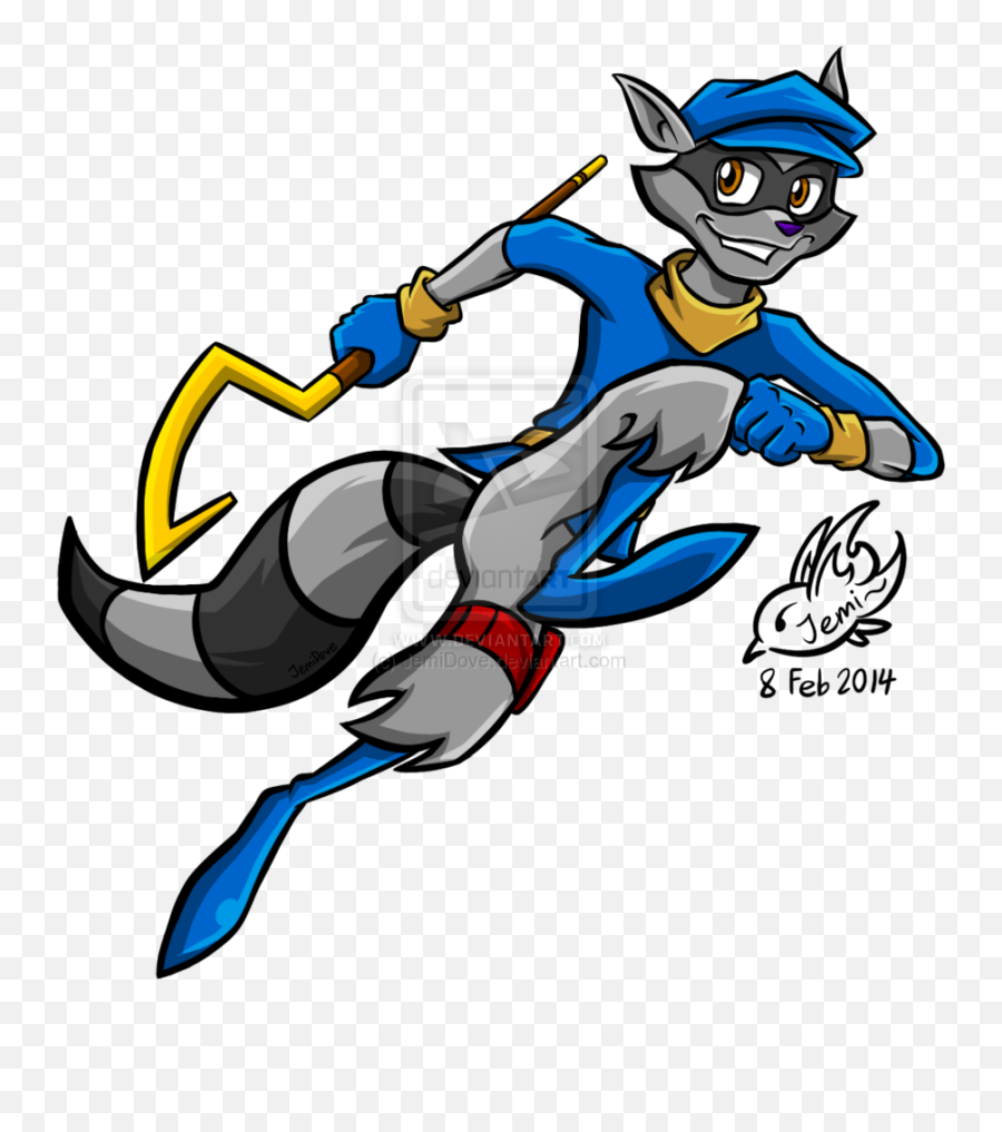 Download Sly Cooper By Jemidove - Sly Cooper 2 Png Image Sly Cooper Transparent,Sly Cooper Png