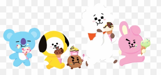 Candy Cartoon Wallpapers - Top Free Bt21 Landscape Hd png