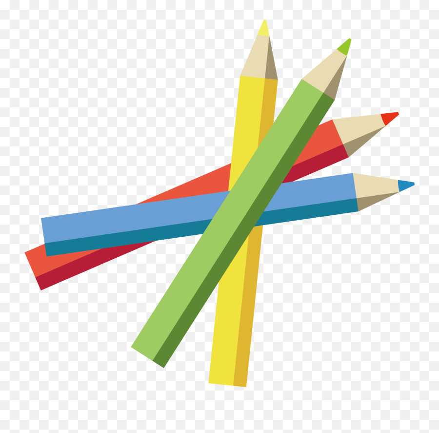 Colored Pencil - Color Pencil Vector Png,Colored Pencils Png