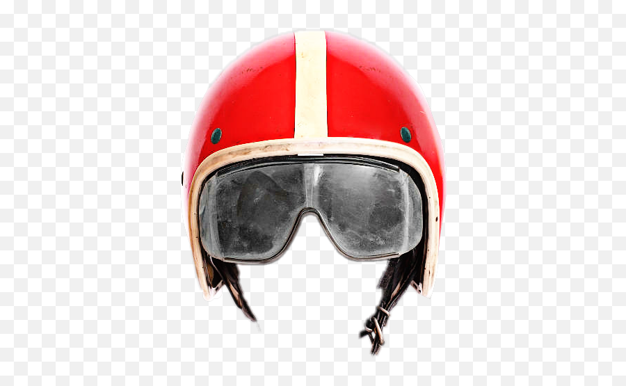 Helmet Freetoedit Sticker By Thepunkgoddess - Red Old Goggles Helmet Png,Icon Colorfuly Helmet