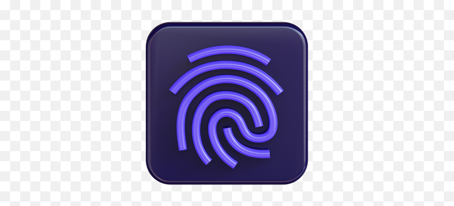 Premium Fingerprint Lock 3d Illustration Download In Png Gchat Icon
