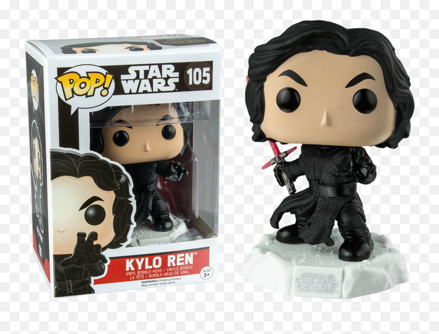 Unmasked Kylo Ren Pop Vinyl Star Wars Episode Vii The - Funko Pop Star Wars Kylo Ren Png,Kylo Ren Png