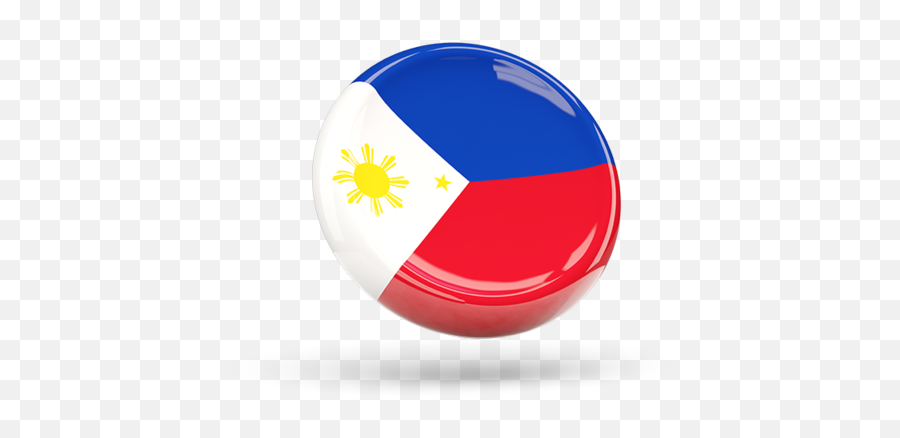 Shiny Round Icon Illustration Of Flag Philippines - Flag Ball Philippines Png,Icon Bola