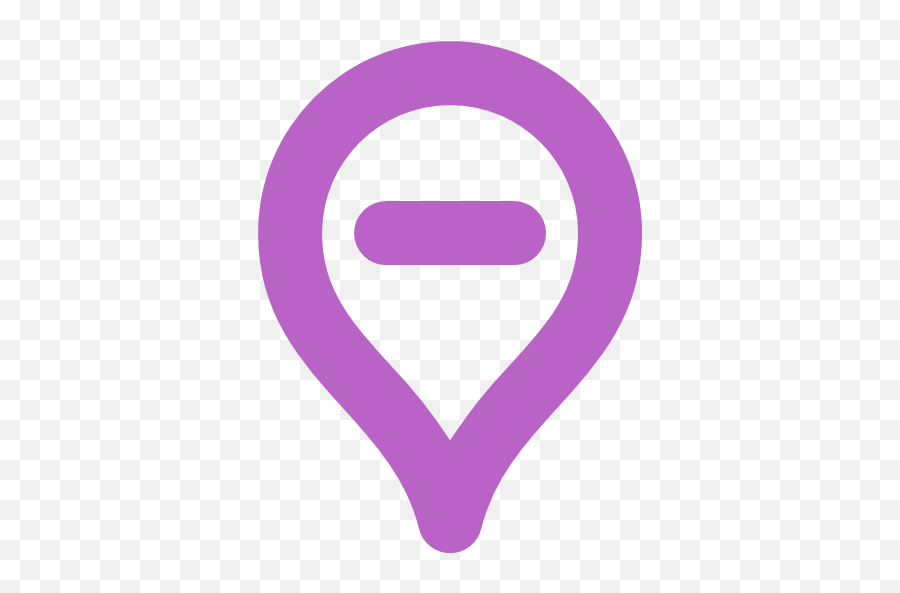 Geotag Geography Tag Map Disable Decrease Icon - Bold Purple Png,Topology Icon