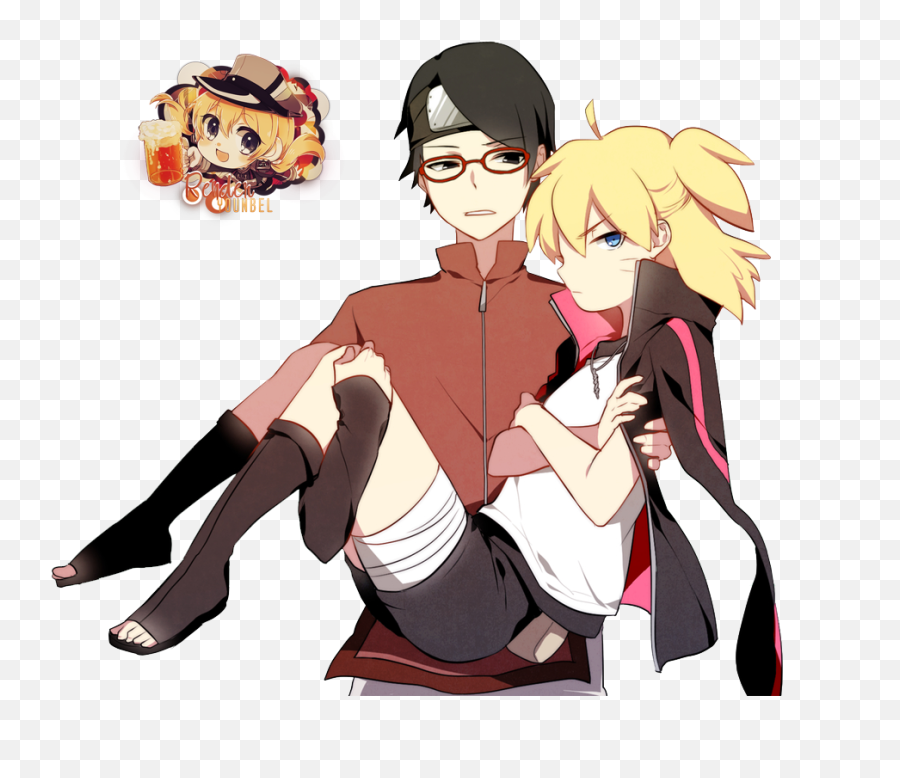 Sarada And Boruto Gender Uzumaki Naruko - Boruto Versi Cewek Png,Boruto Png