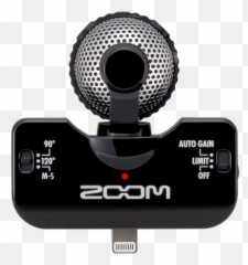 Zoom Iq5 Professional Stereo Microphone For Ios - Zoom Iq5 Png,Microfono Png