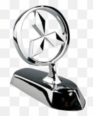 Stainless Still Mitsubishi Car Bonnet Logo - Emblem png