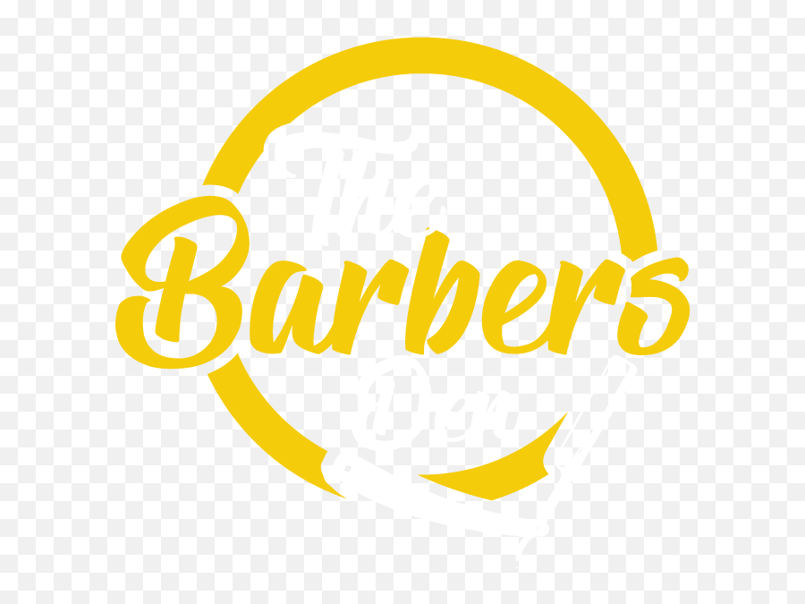 The Barbers Den Barbershop In Huntingdon Cambridgeshire - Calligraphy Png,Barber Shop Logo