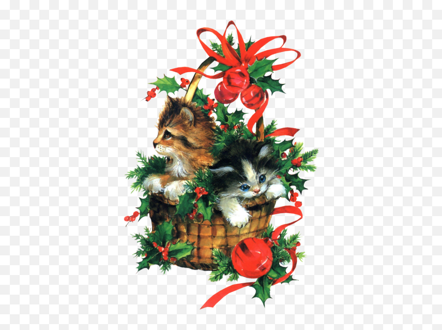 Christmas Animals Png And Psp Glitter - Christmas Tree,Animals Png
