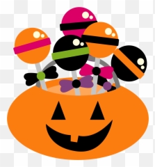 Cute Halloween Clipart - Transparent Background png