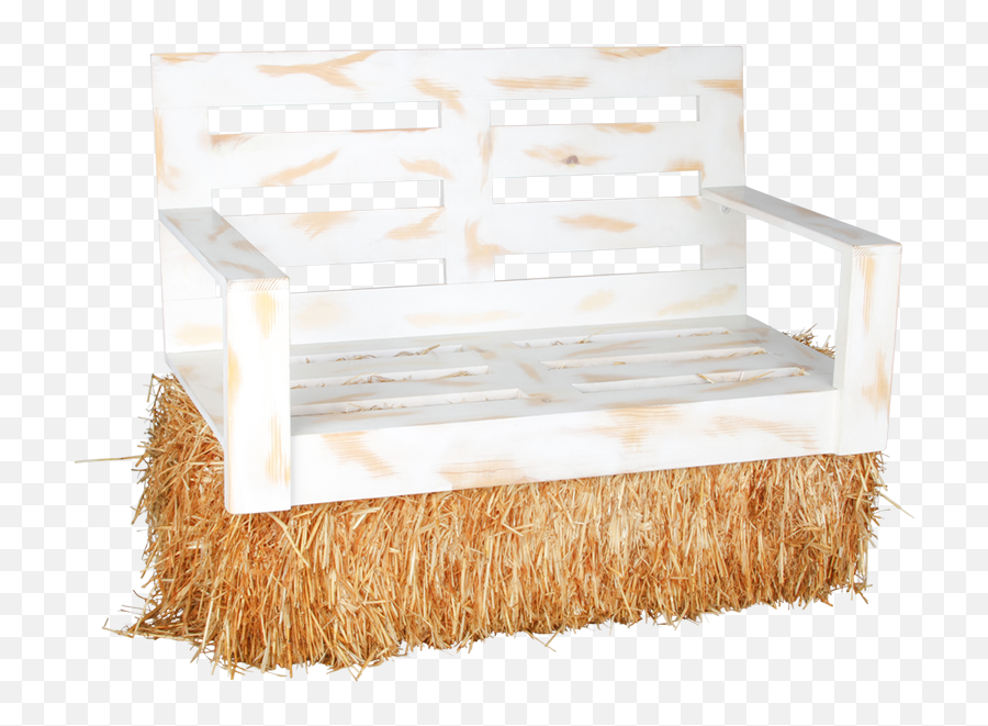 Hay Bale Bench - Bench Png,Hay Bale Png