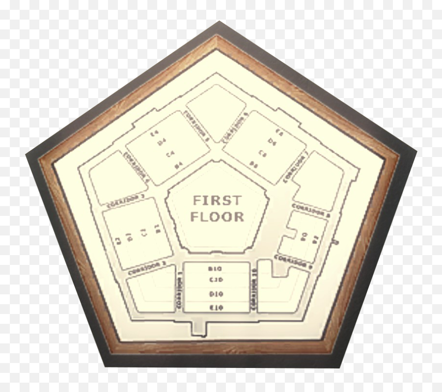 Download Pentagon 1st Floor Plan - Pentagon Floor Plan Png,Pentagon Png