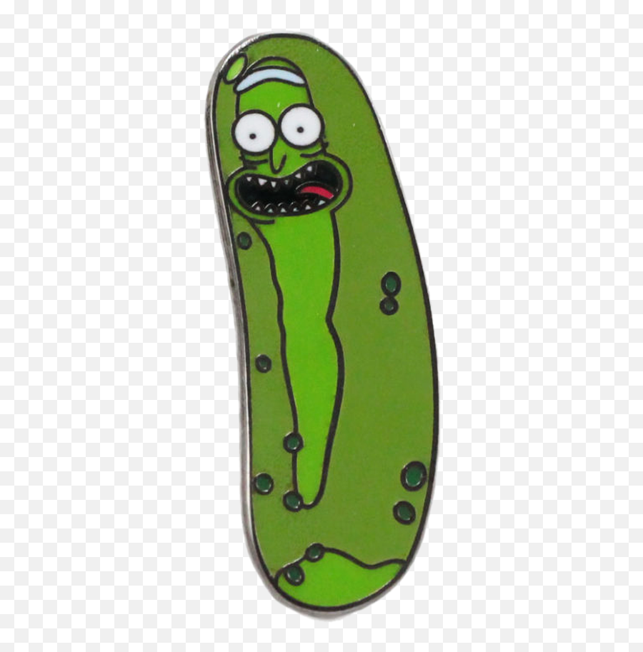 Pickle Rick Pin - Snap Pea Png,Pickle Rick Face Png