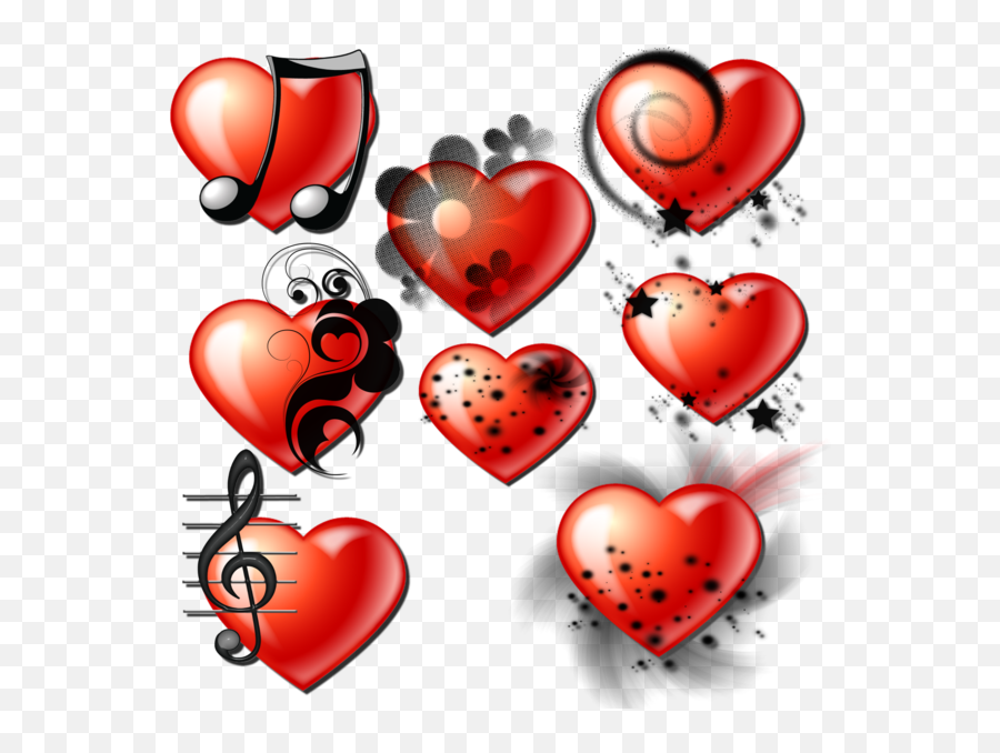 Coeurs Png En Kit - Hearts Corazones Png Herzen Heart,Corazones Png