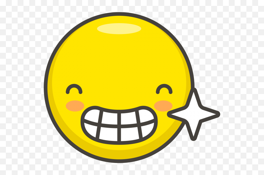 Download Beaming Face With Smiling Eyes Emoji - Icon Full Portable Network Graphics Png,Eyes Emoji Transparent