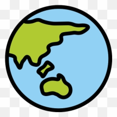 Earth Globe Asia - australia Emoji Meanings u2013 TypographyGuru World Symbol png