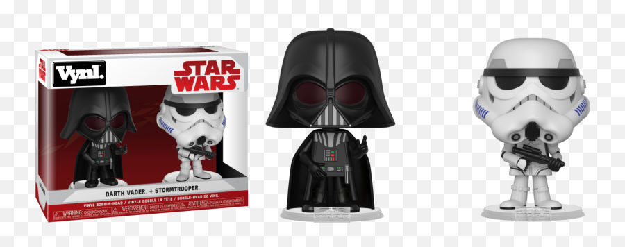 Download Figures Star Wars Darth Vader Stormtrooper - Vinyl Darth Vader And Storm Trooper Png,Darth Vader Transparent Background