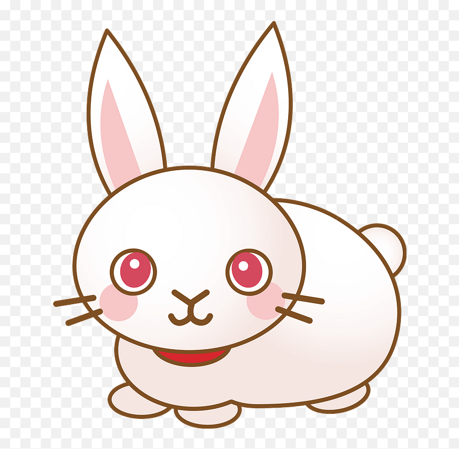 Rabbit With Red Eyes Clipart Free Download Transparent Png - Cartoon,Red Eyes Png
