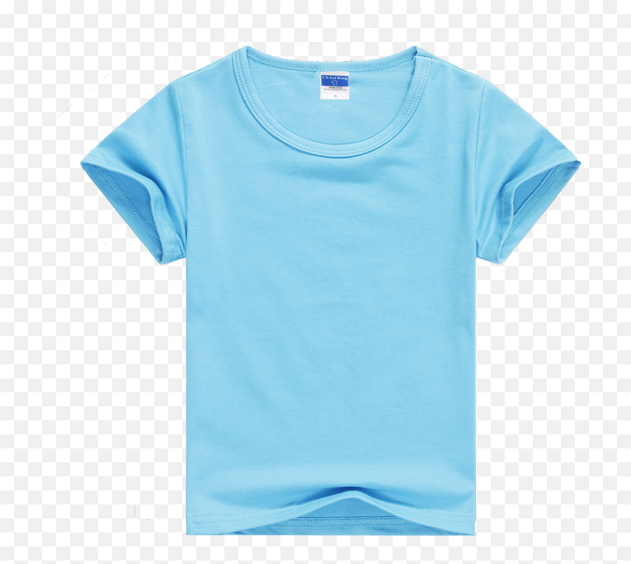 Child Unisex Plain Basic T Shirts Girls Boys Blue Blank Cotton Tops Tees 2020 Summer Kids Clothing 2 3 4 6 8 10 1424 - Blusas Para Niñas Grandes De Trolls De 8 Años Y 6 Años Png,Blank White T Shirt Png