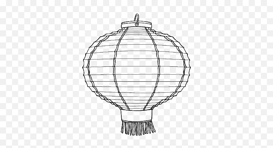 Paper Lantern Clipart China - Chinese Lantern Chinese Lantern Black And White Png,Chinese Lantern Png