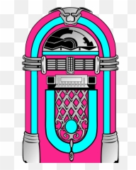 Pink And Blue Jukebox 2 Svg Vector - Transparent Sock Hop Png,Jukebox Png