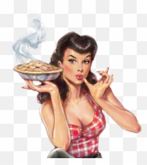 Download Free Png Pin Up Girl - Pin Up Girl Baking,Pin Up Girl Png