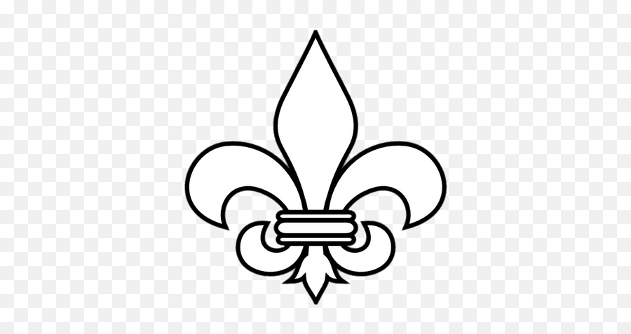 White Fleur De Lis Transparent Png - Fleur De Lis Clip Art,Fleur De Lis Png