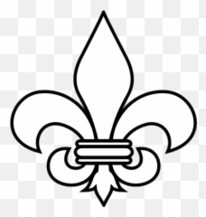 White Fleur De Lis Transparent Png - Fleur De Lis Clip Art,Fleur De Lis Png